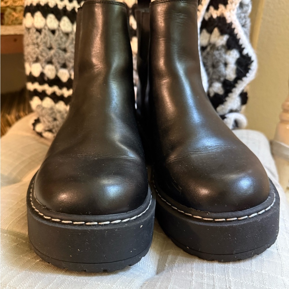 Torrid Black Platform Chelsea Boots - Picture 5 of 5